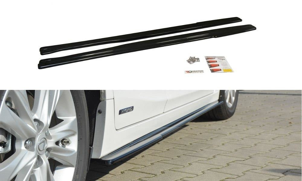 Maxton Design Side Skirts Diffusers Lexus CT Mk1 Facelift (2013-2017) - LE-CT-1F-H-SD1