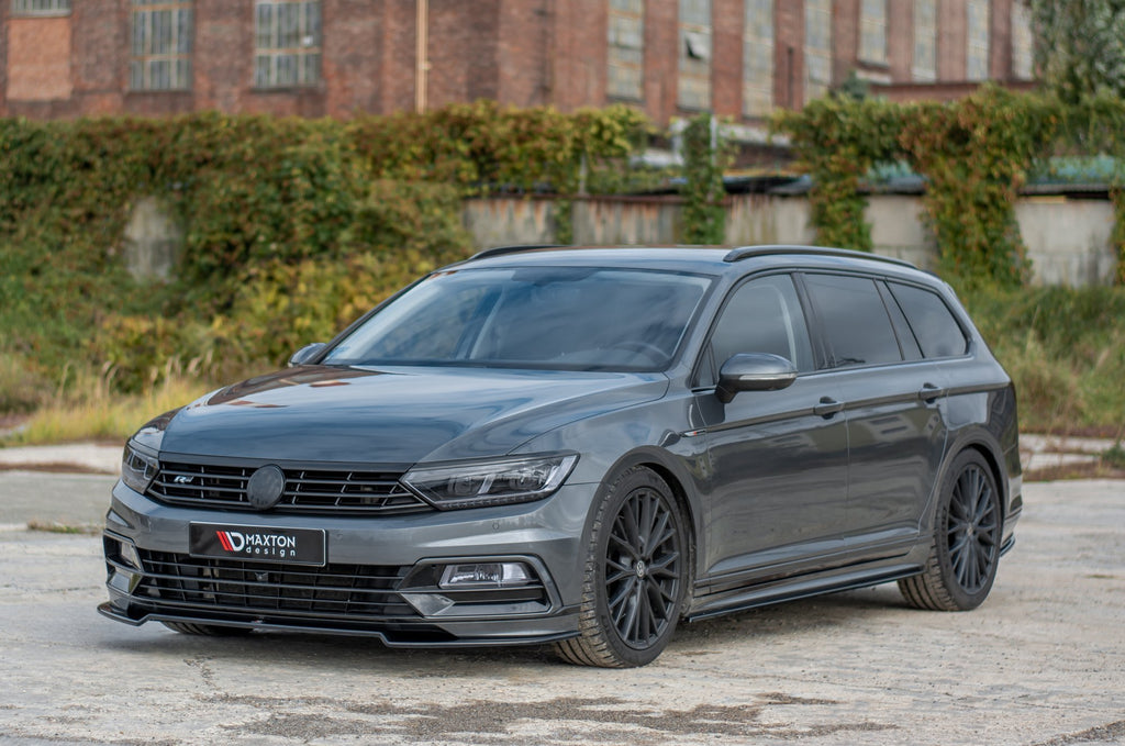 Maxton Design Side Skirts Diffusers Volkswagen Passat R-Line B8 (2015-19) - VW-PA-B8-RLINE-SD1