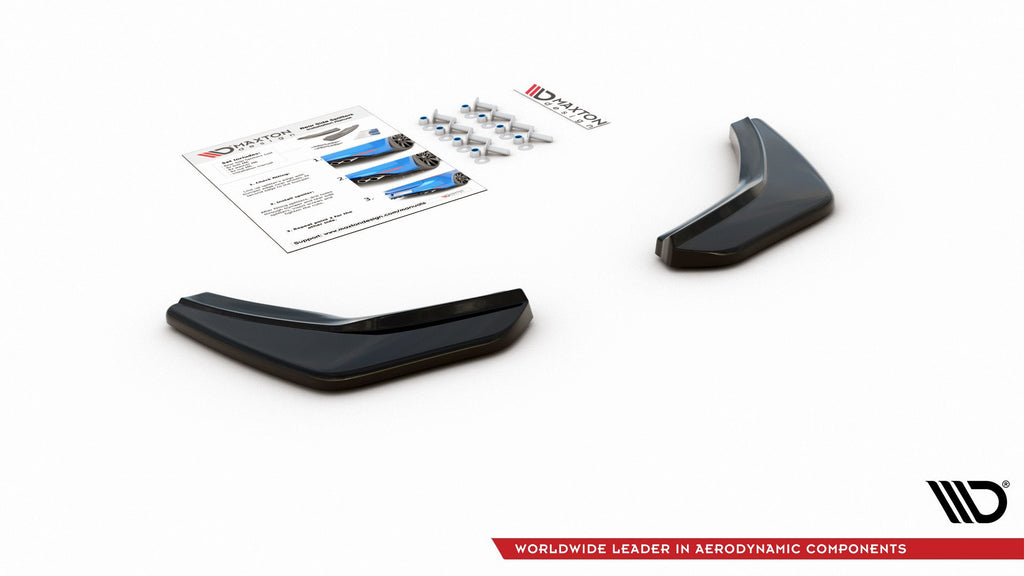 Maxton Design Rear Side Splitters V2 VW Golf 7 GTI (2013-2016) - VW-GO-7-GTI-RSD2