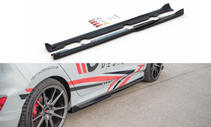 Maxton Design Side Skirts Diffusers V3 Ford Fiesta MK8 ST (2018-) – FO-FI-8-ST-SD3