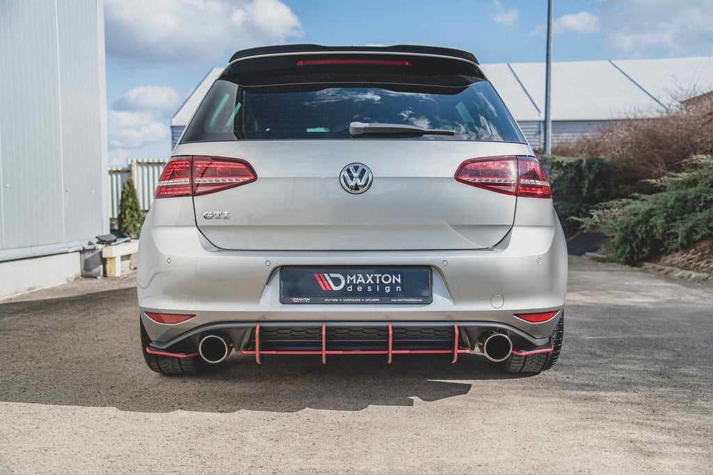 Maxton Design Racing Rear Diffuser V.2 VW Golf Mk 7 GTI 2013-2016 – VWGO7GTICNC-RS2