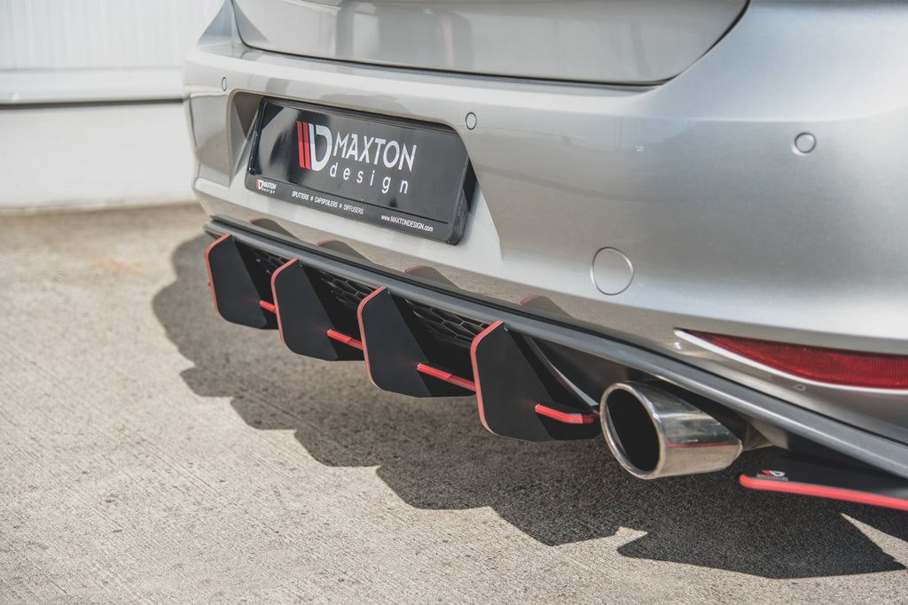 Maxton Design Racing Rear Diffuser V.2 VW Golf Mk 7 GTI 2013-2016 – VWGO7GTICNC-RS2