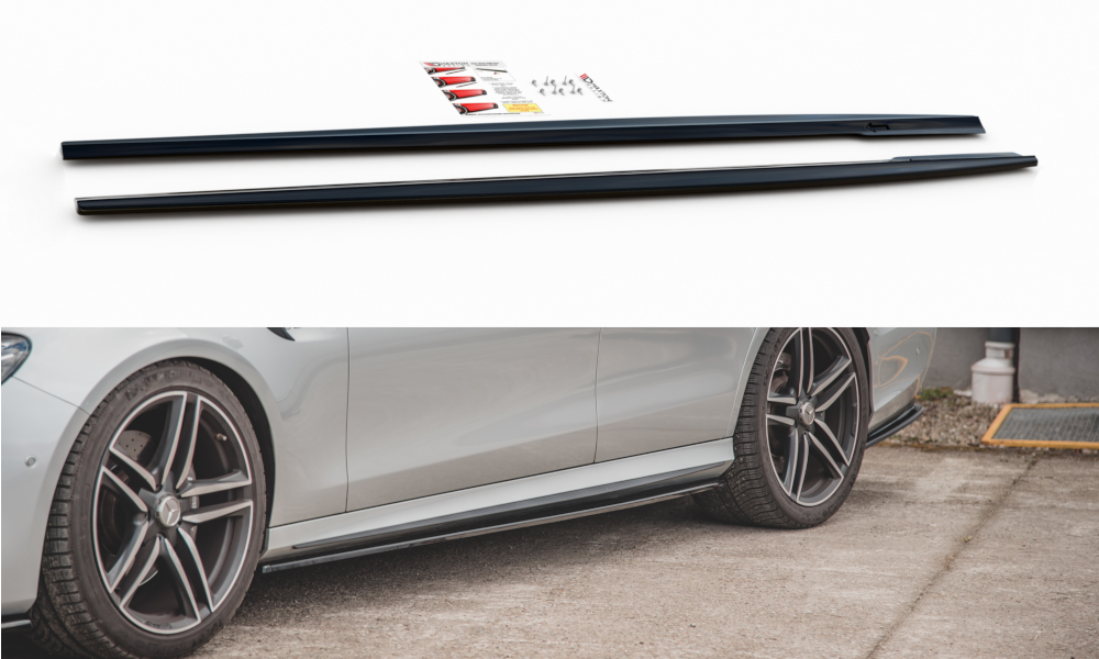 Maxton Design Side Skirt Diffusers Mercedes Benz E63 AMG Estate S213 (2017+) - ME-E-213-63-ES-SD1