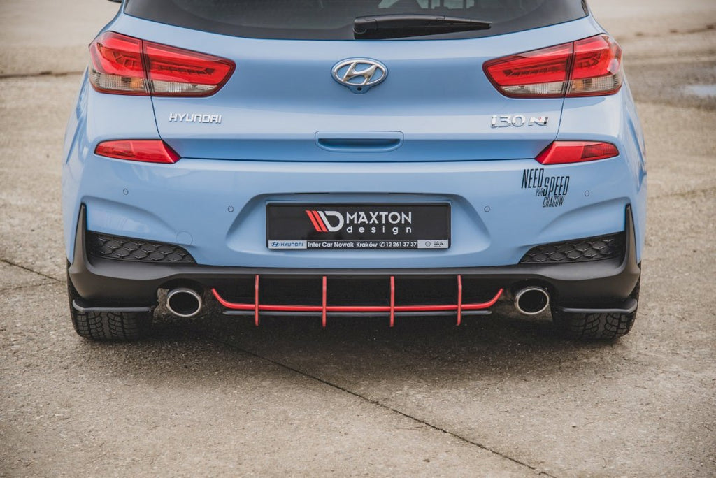 Maxton Design Racing Rear Diffuser V2 Hyundai I30 N Mk3 Hatchback (2017-) - HYI303NCNC-RS3A