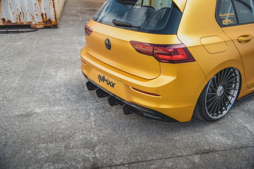 Maxton Design Racing Rear Diffuser V.2 VW Golf Mk8 (2020-) - VWGO8CNC-RS2