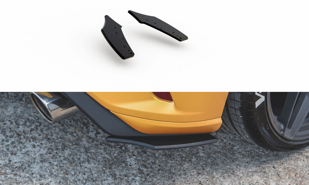 Maxton Design Racing Rear Side Splitters Ford Focus ST Mk4 (2019-) - FOFO4STCNC-RSD1