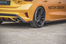 Load image into Gallery viewer, Maxton Design Racing Rear Side Splitters (+Flaps) Ford Focus ST Mk4 (2019-) - FOFO4STCNC-RSD1B+RSF1A