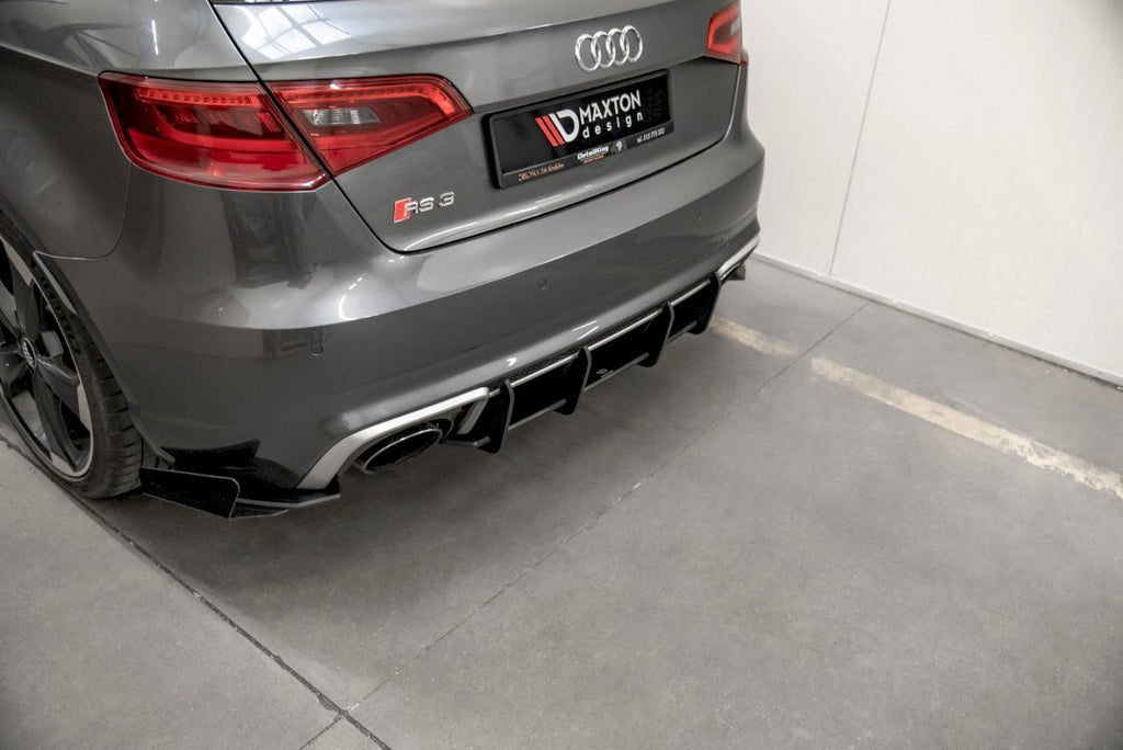 Maxton Design Racing Rear Diffuser V1 Audi RS3 8V Sportback (2015-2016) - AURS38VCNC-RS3