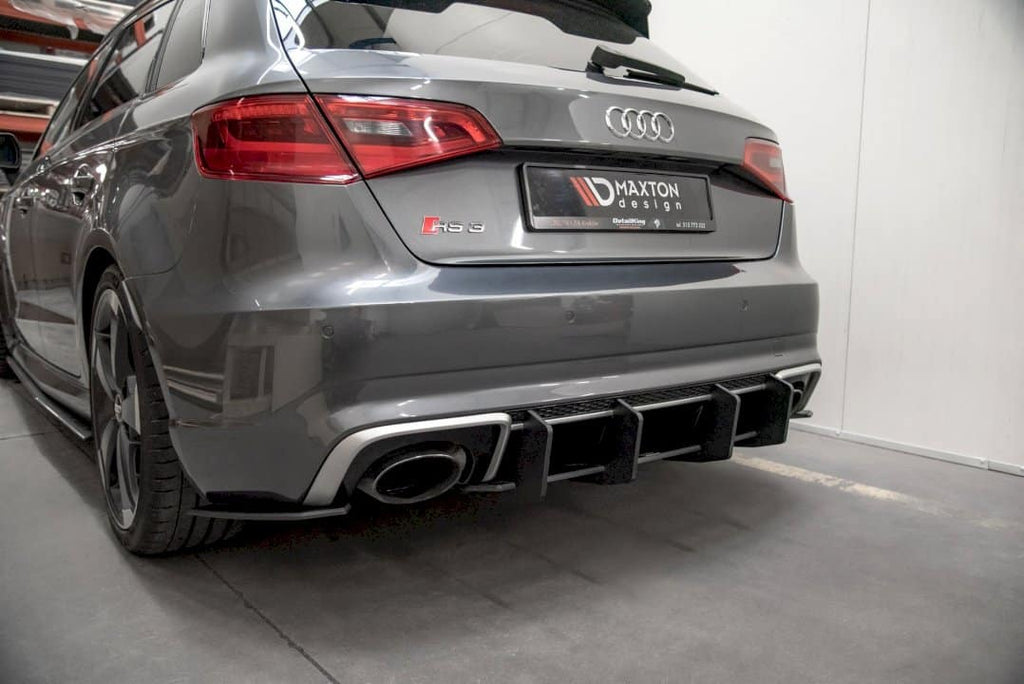 Maxton Racing Rear Diffuser V2 Audi RS3 8V Sportback (2015-2016) - AURS38VCNC-RS4