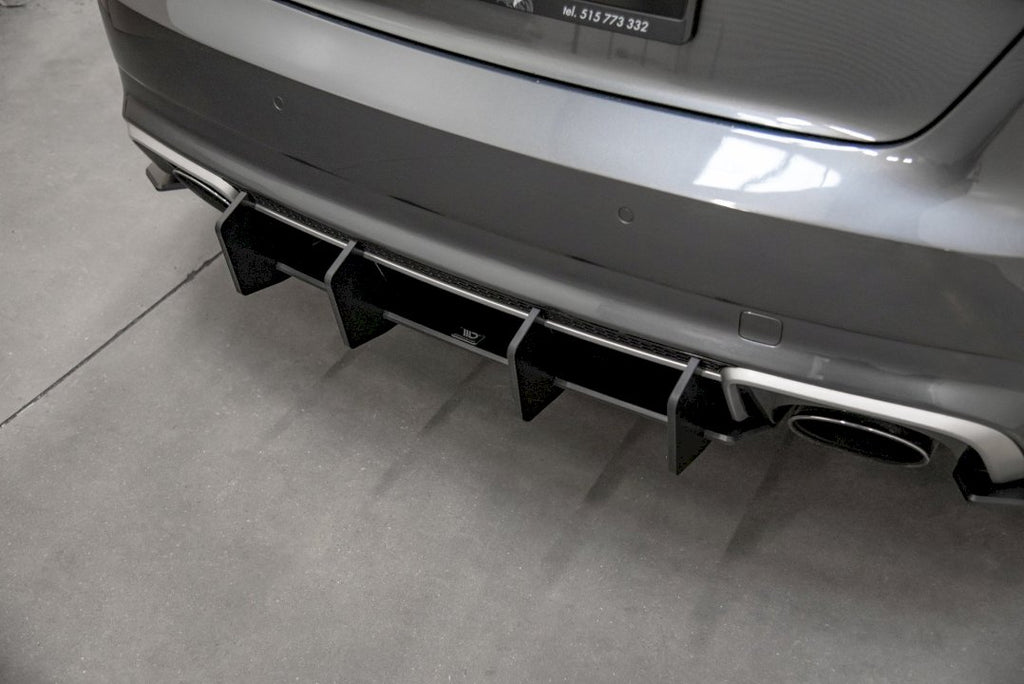 Maxton Racing Rear Diffuser V2 Audi RS3 8V Sportback (2015-2016) - AURS38VCNC-RS4