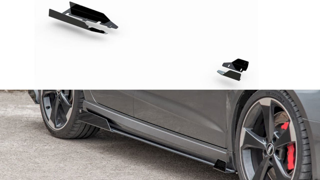 Maxton Design Side Skirt Flaps Audi RS3 8V Sportback (2015-2016) - AURS38VCNC-SRF1