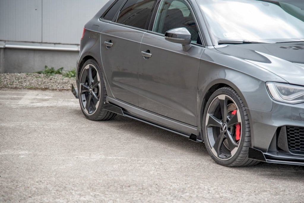 Maxton Design Side Skirt Flaps Audi RS3 8V Sportback (2015-2016) - AURS38VCNC-SRF1