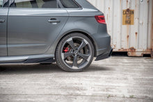 Load image into Gallery viewer, Maxton Design Racing Rear Side Splitters (+Flaps) Audi RS3 8V Sportback (2015-2016)