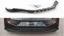 Load image into Gallery viewer, Maxton Design Central Rear Splitter (W/Vertical Bars) BMW i8 (2014-2020) – BM-i8-1-RD1+RD2