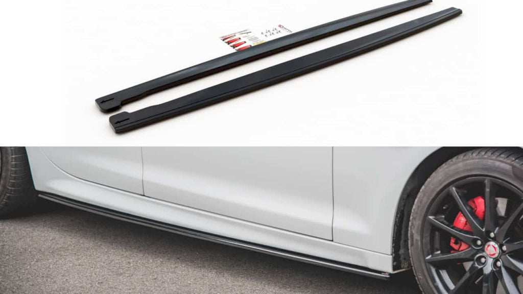 Maxton Design Side Skirts Splitters Jaguar XJ X351 Facelift (2015-2019) - JA-XJ-4-SD1