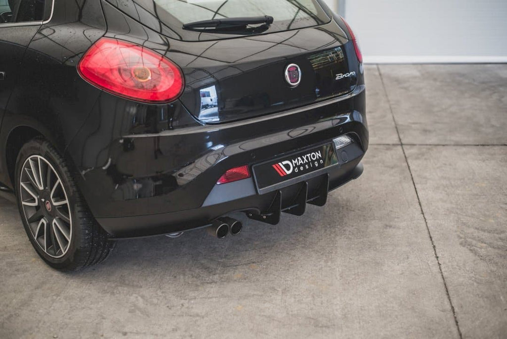 Maxton Design Rear Diffuser Fiat Bravo Mk2 Sport (2007-2014) - FI-BR-2-SPORT-CNC-RS1A