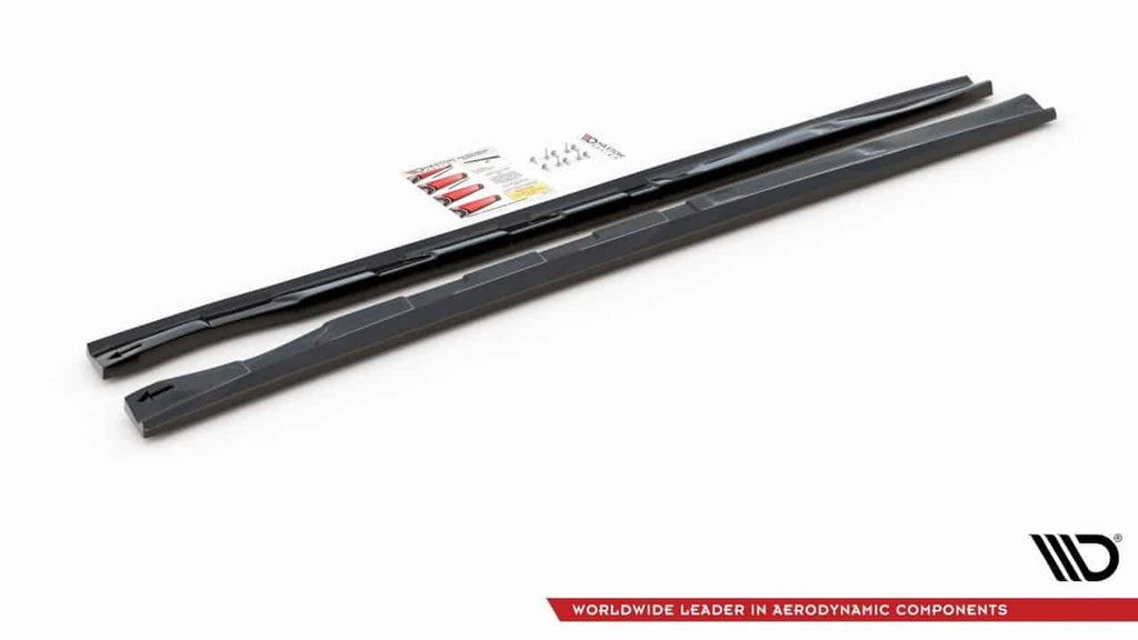 Maxton Design Side Skirt Diffusers Alfa Romeo 156 Facelift (2003-2006) - AL-156F-SD1