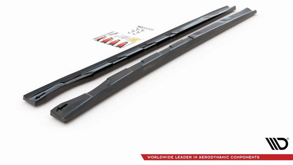 Maxton Design Side Skirt Diffusers Alfa Romeo 156 Facelift (2003-2006) - AL-156F-SD1