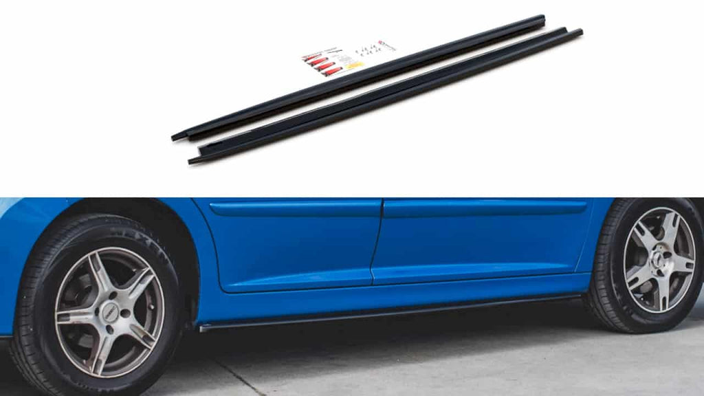 Maxton Design Side Skirts Diffusers Peugeot 207 Sport (2006-2009) - PE-207-SPORT-SD1