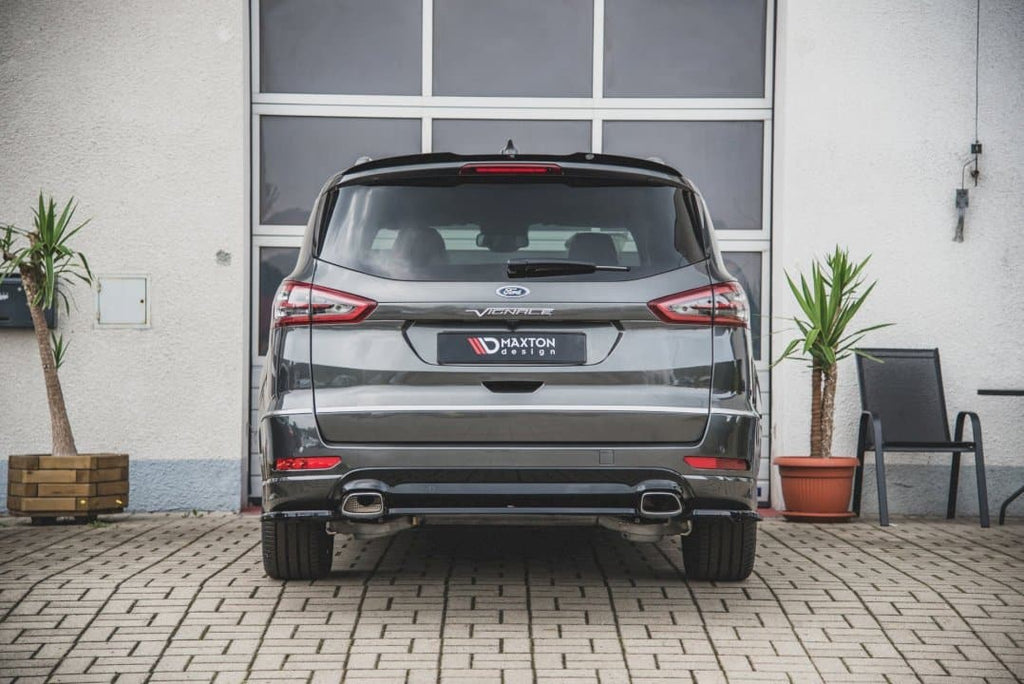 Maxton Design Central Rear Splitter Ford S-Max Vignale Mk 2 Facelift (2019+) - FO-SMAX-2F-VG-RD1