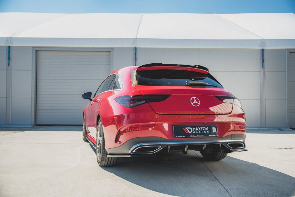 Maxton Design Rear Side Splitters Mercedes CLA Shooting Brake AMG-Line X118 (2019+) - ME-CLA-118-AMGLINE-ES-RSD1