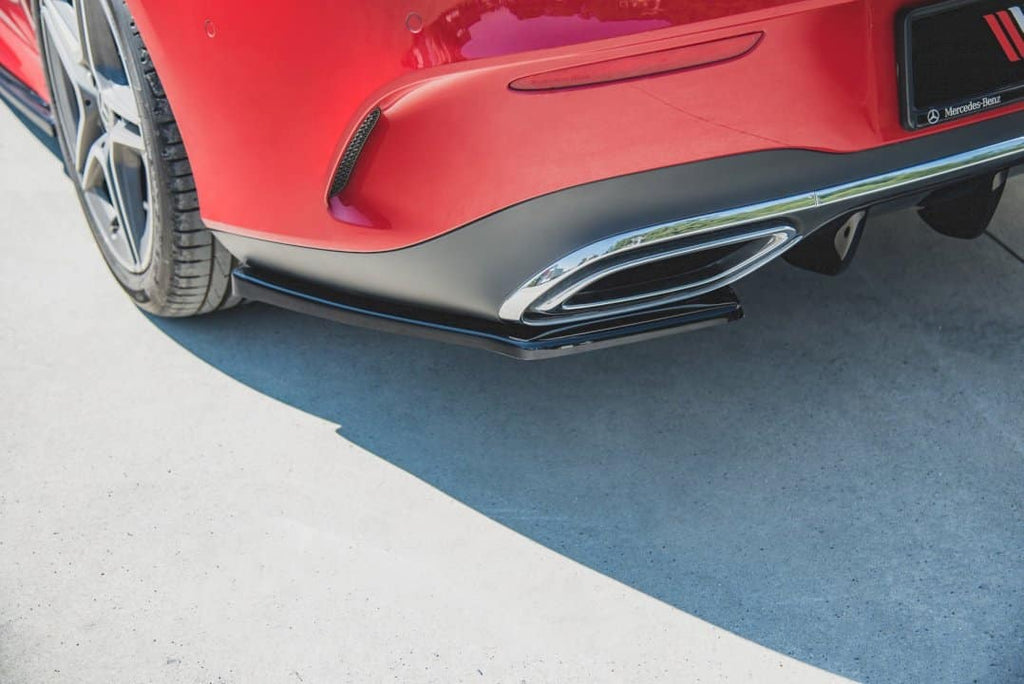 Maxton Design Rear Side Splitters Mercedes CLA Shooting Brake AMG-Line X118 (2019+) - ME-CLA-118-AMGLINE-ES-RSD1