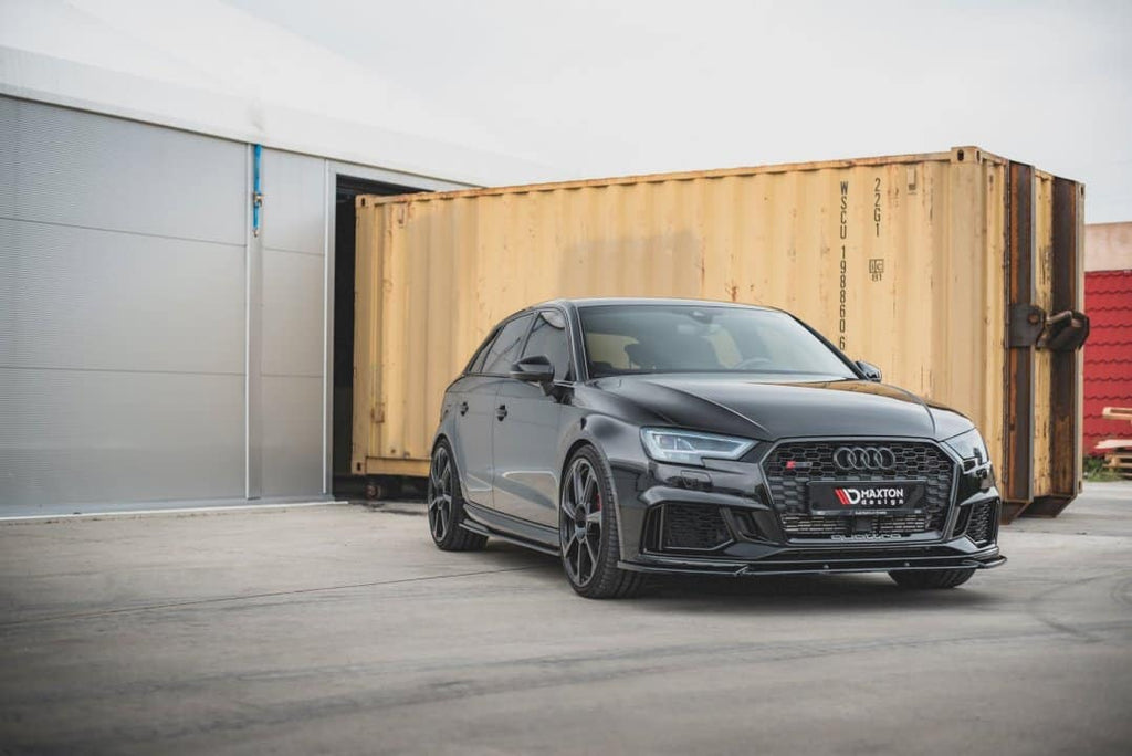 Maxton Design Side Skirts Diffusers V2 Audi RS3 8V Sportback Facelift (2017+) - AU-RS3-8V-SD2