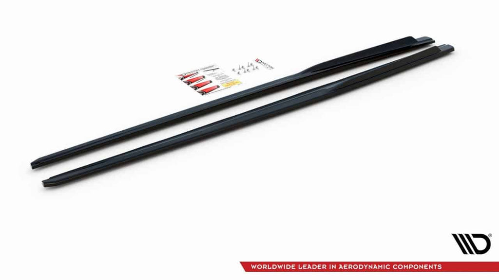 Maxton Design Side Skirts Diffusers V2 Audi RS3 8V Sportback Facelift (2017+) - AU-RS3-8V-SD2