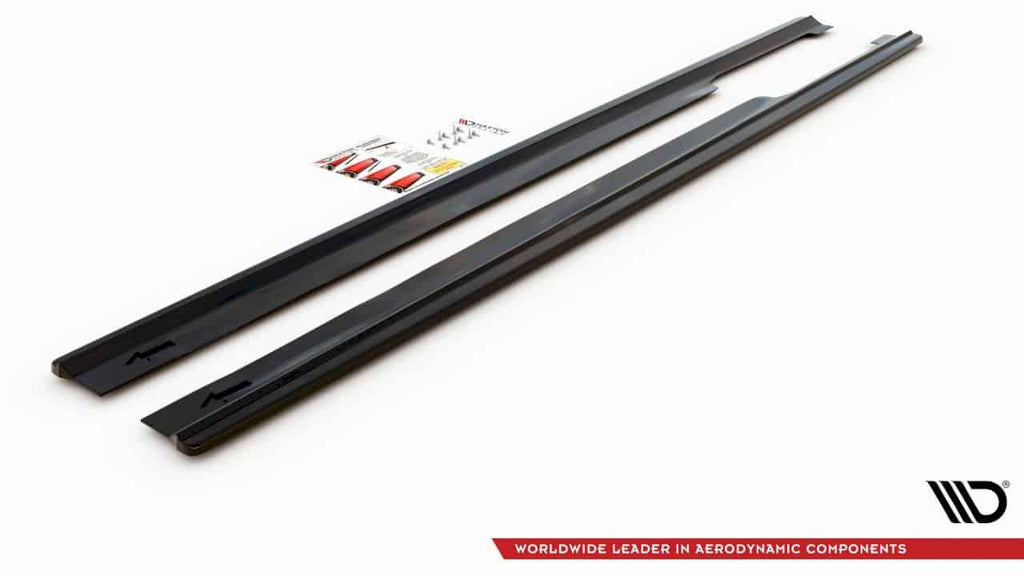 Maxton Design Side Skirts Diffusers Audi A8 Long D4 (2009-13) - AU-A8L-D4-SD1