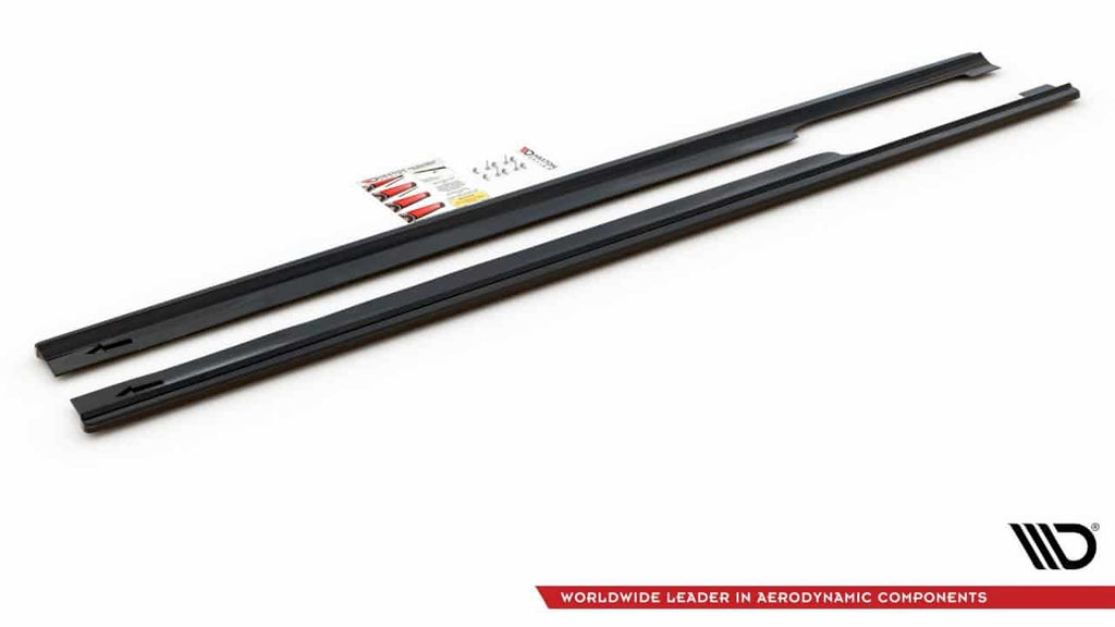 Maxton Design Side Skirts Diffusers Audi A8 Long D4 (2009-13) - AU-A8L-D4-SD1