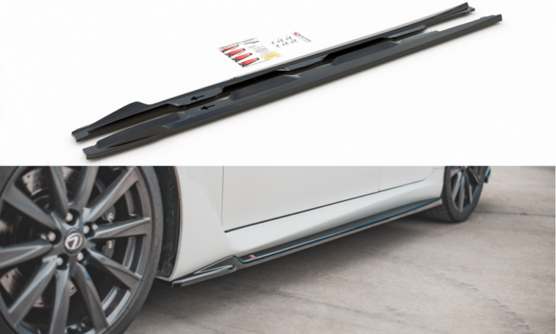 Maxton Design Side Skirts Diffusers Lexus IS F Mk2 (2007-2013) – LE-ISF-2-SD1