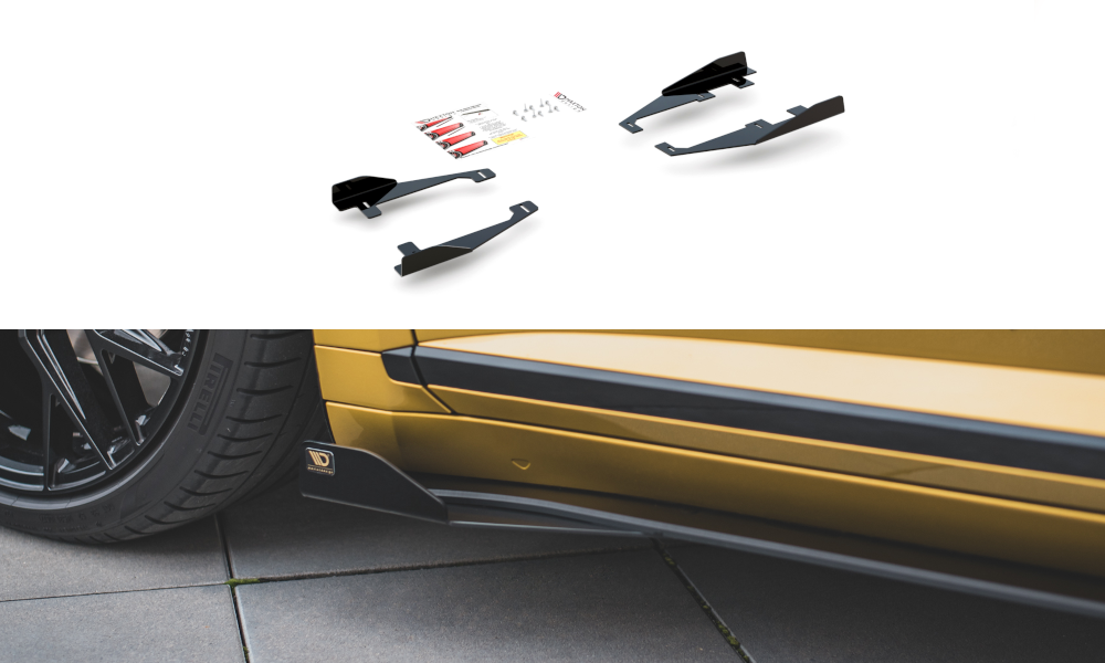 Maxton Design Side Flaps VW Arteon R-Line (2017+) - VWAR1RLINECNC-SF1