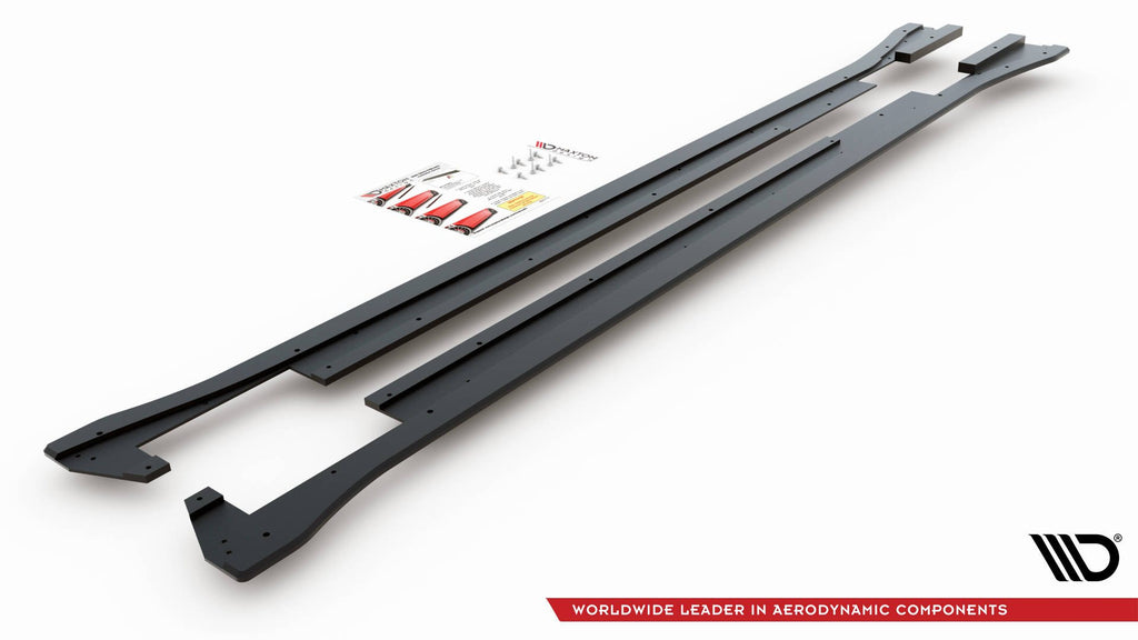 Maxton Design Maxton Racing Side Skirts Diffusers VW Arteon R-Line (2017+) – VWAR1RLINECNC-SD1