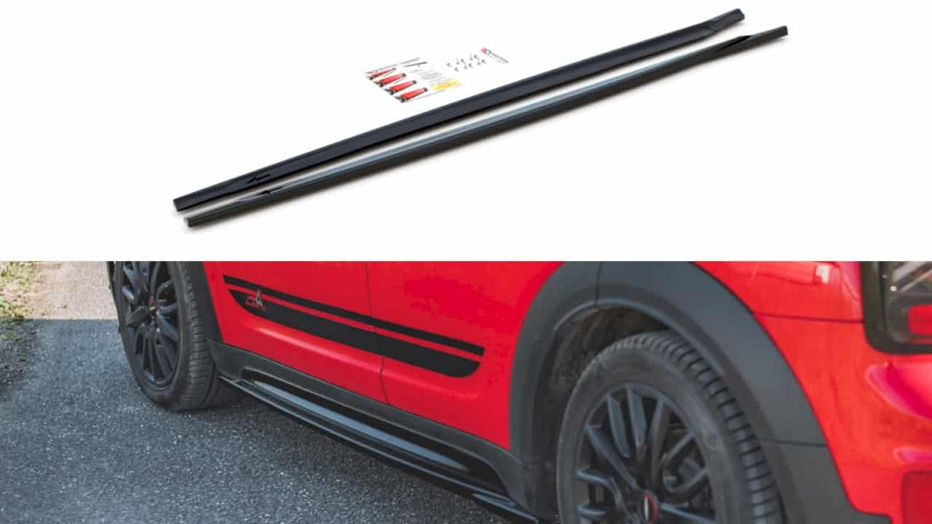 Maxton Design Side Skirts Diffusers Mini Countryman Mk 2 F60 JCW (2020+) - MC-CO-2-JCW-SD1