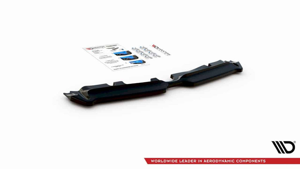 Maxton Design Central Rear Splitter Mini Countryman Mk 2 F60 JCW (2020+) - MC-CO-2-JCW-RD1