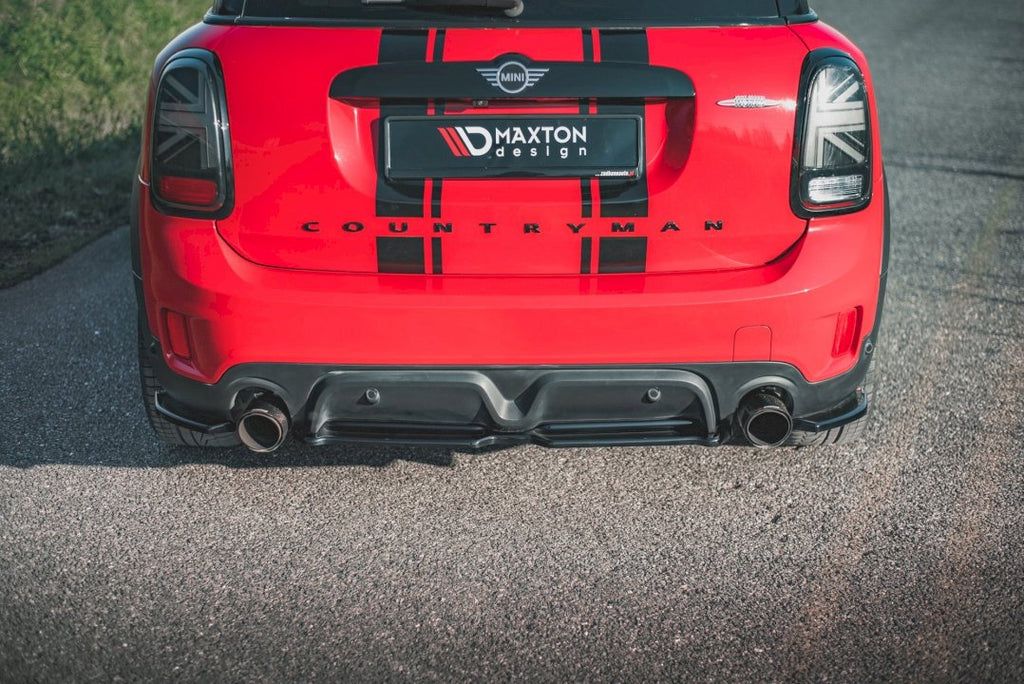 Maxton Design Central Rear Splitter Mini Countryman Mk 2 F60 JCW (2020+) - MC-CO-2-JCW-RD1