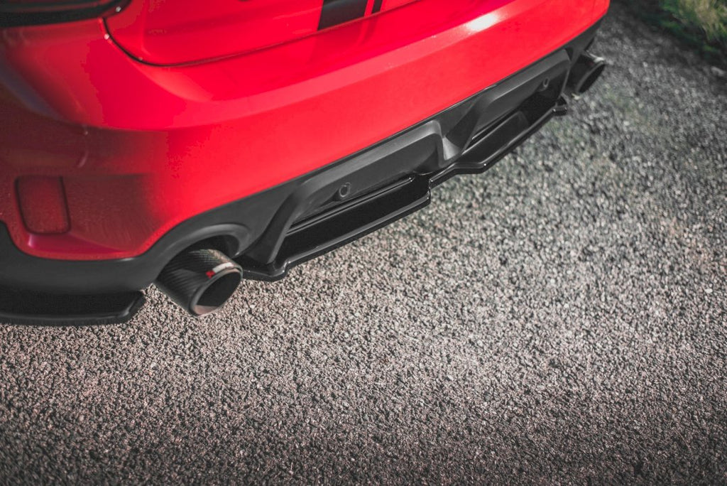 Maxton Design Central Rear Splitter Mini Countryman Mk 2 F60 JCW (2020+) - MC-CO-2-JCW-RD1