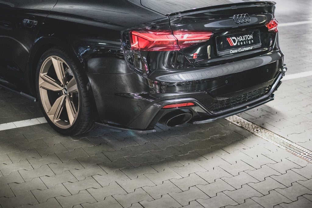 Maxton Design Central Rear Splitter Audi RS5 F5 Facelift (2019+) - AU-RS5-2F-RD1