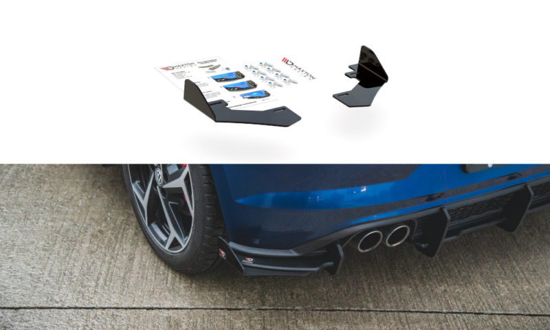 Maxton Design Rear Side Flaps VW Polo GTI Mk6 (2017+) – VWPO6GTICNC-RSF1