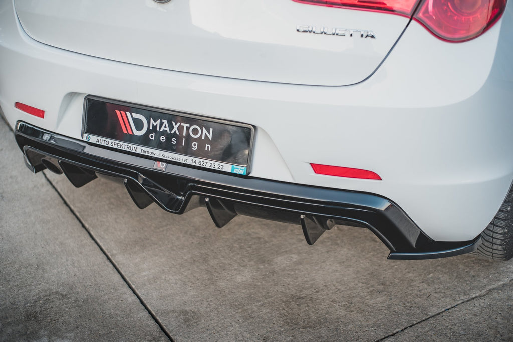 Maxton Design Rear Valance Alfa Romeo Giulietta Facelift (Single Exhaust Version) (2016-2020) – AL-GU-1F-RS1O__