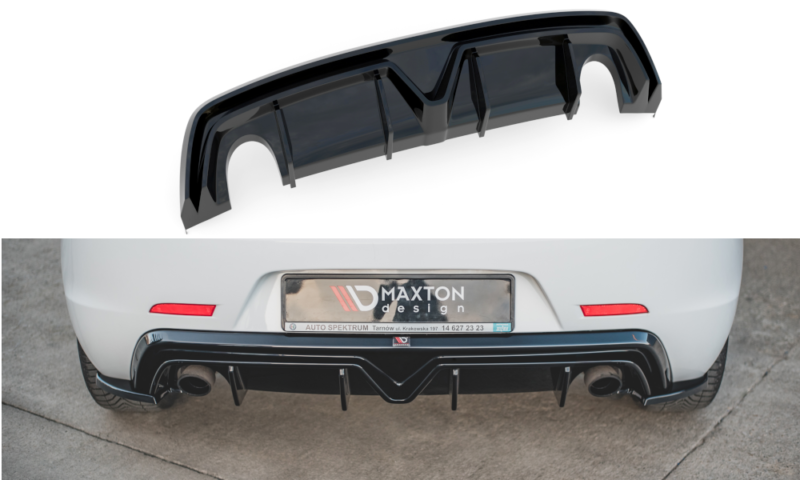 Maxton Design Rear Valance Alfa Romeo Giulietta Facelift (Exhaust On Both Sides Version) (2016-2020) – AL-GU-1F-RS1O_O