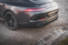 Load image into Gallery viewer, Maxton Design Central Rear Splitter (W/Vertical Bars) Mercedes AMG GT 53 4-Door Coupe (2018+) - ME-GT-4D-53-RD1+RD2