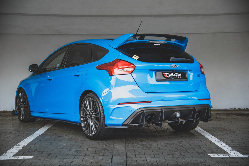 Maxton Design Racing Durability Rear Side Splitters Ford Focus RS Mk3 (2015-2018) - FOFO3RSCNC-RSD1