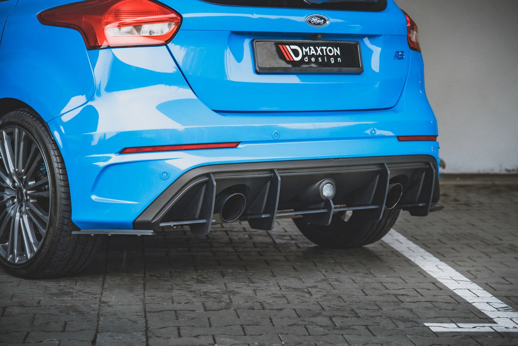 Maxton Design Racing Durability Rear Side Splitters Ford Focus RS Mk3 (2015-2018) - FOFO3RSCNC-RSD1