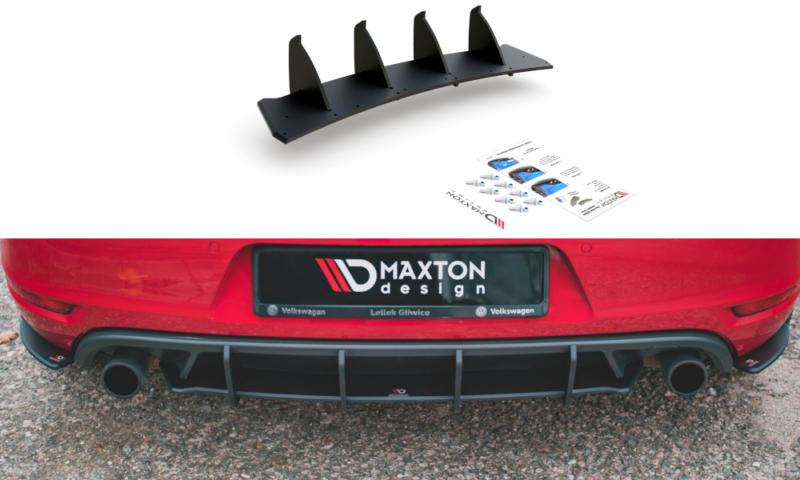 Maxton Design Racing Durability Rear Diffuser V2 VW Golf GTI Mk6 (2008-2012) – VWGO6GTICNC-RS2