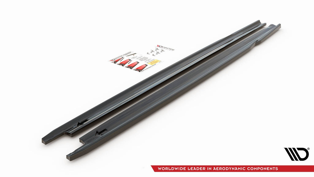 Maxton Design Side Skirts Diffusers V1 Skoda Octavia RS Mk4 (2020+) - SK-OC-4-RS-SD1