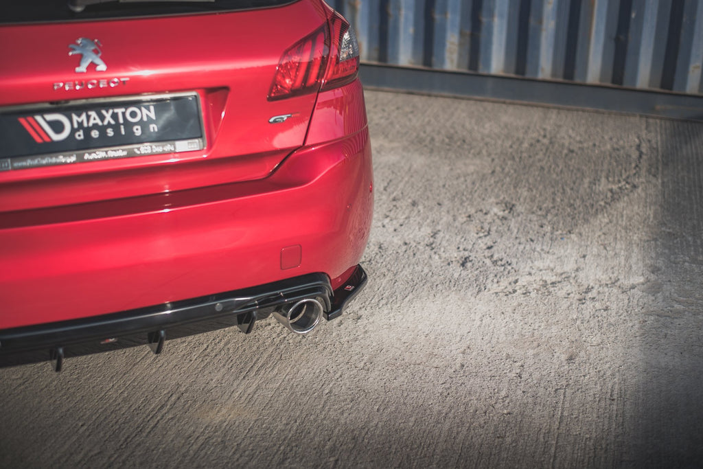 Maxton Design Rear Side Splitters Peugeot 308 GT Mk2 Facelift (2017+) - PE-308-2F-GT-RSD1