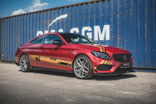 Load image into Gallery viewer, Maxton Design Racing Durability Side Skirts Diffusers (+Flaps) Mercedes-AMG C43 Coupe C205 (2016+) - MEC20543AMGCNC-SD1+SRF1