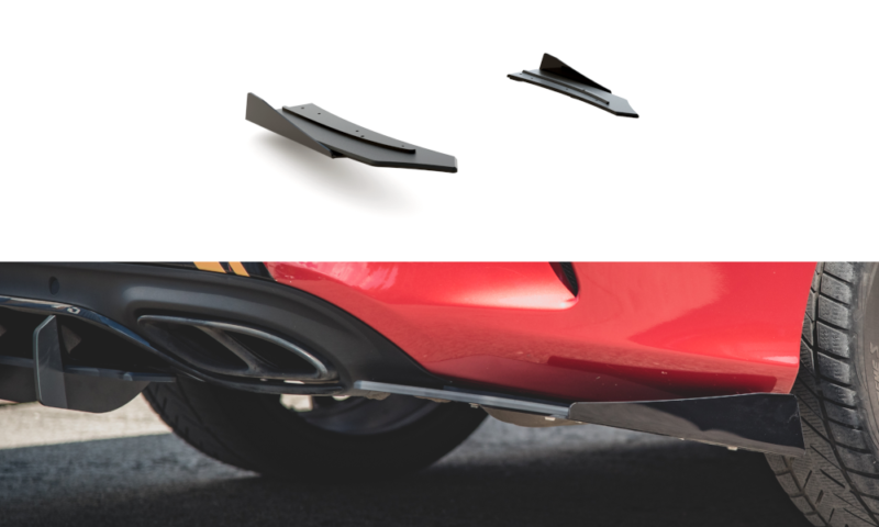 Maxton Design Racing Durability Rear Side Splitters (+Flaps) Mercedes-AMG C43 Coupe C205 (2016+) – MEC20543AMGCNC-RSD1+RSF1