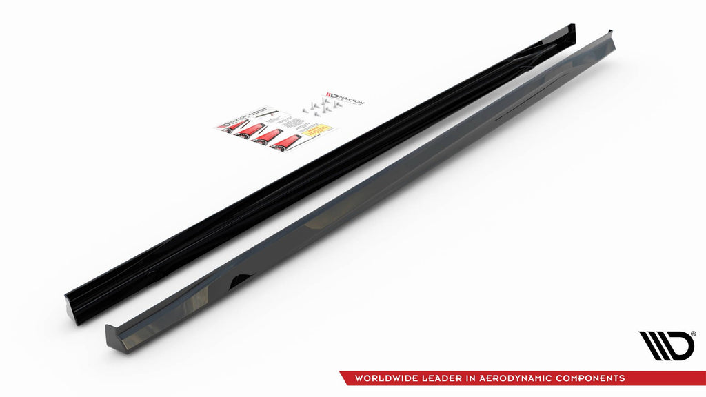 Maxton Design Side Skirts Diffusers V3 VW Golf 8 GTI (2020+) - VW-GO-8-GTI-SD3